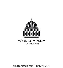 Capitol Building Logo Stock Vector (Royalty Free) 1247285578 | Shutterstock