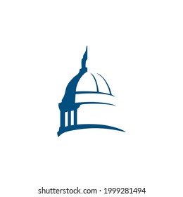 capitol building logo design concept
