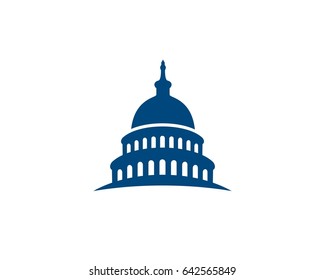 Capitol building logo icon