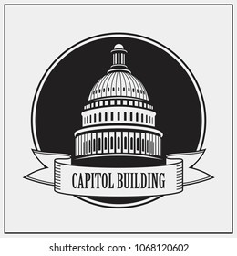 Capitol Building. Symbol of American architecture.