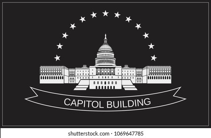 Capitol Building. Symbol of American architecture.
