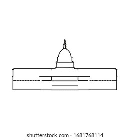 capitol building in washington city in usa