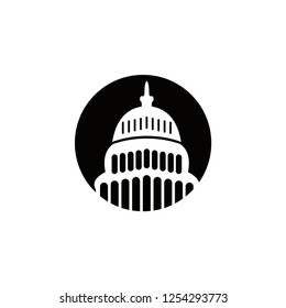 Capitol Dome Logo Stock Vector (Royalty Free) 1254293773 | Shutterstock