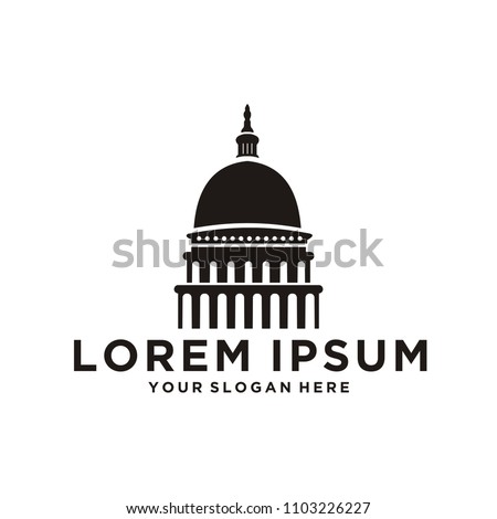 capitol dome vector