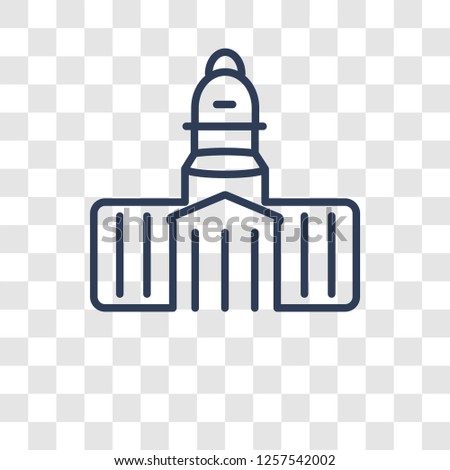Capitol icon. Trendy Capitol logo concept on transparent background from United States of America collection