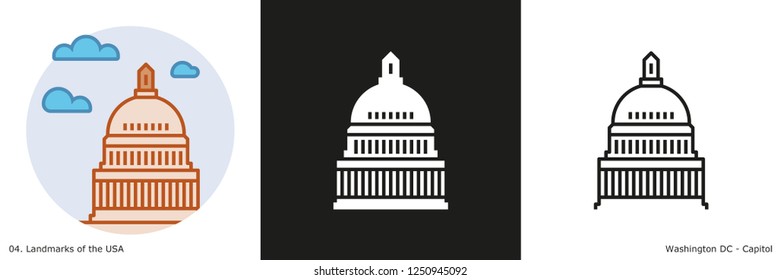Capitol Icon - Washington DC