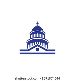 Capitol vector icon illustration design template