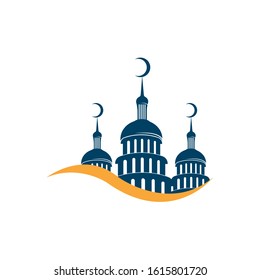 Capitol vector icon illustration design template

