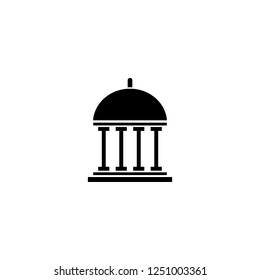 capitol vector icon. capitol sign on white background. capitol icon for web and app