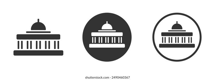 In: Capitol Vector Icons. Trendy Flat Capitol Icon aus Vereinigte Staaten Kollektion