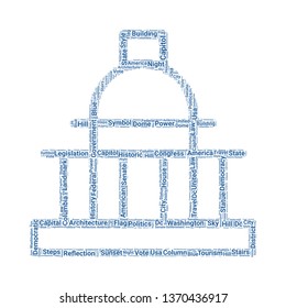 capitol word cloud. tag cloud about capitol