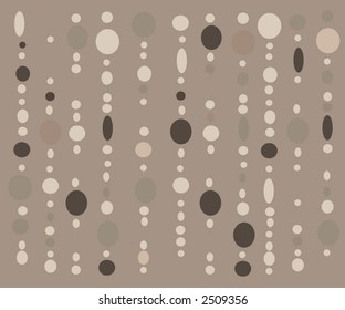 capiz shells retro curtain monochromatic vector