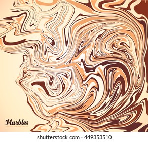 Cappuccino coffee colors vector marble background