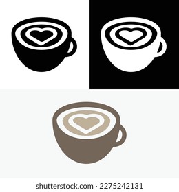 Cappuccino Coffee Drink Cup Logo