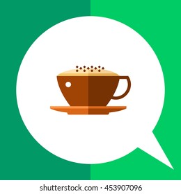 Cappuccino cup icon