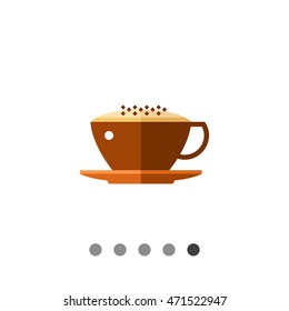 Cappuccino cup icon