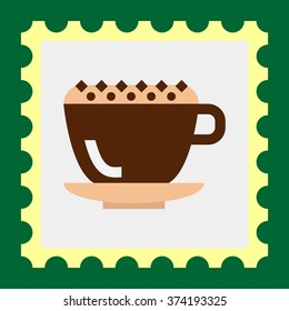Cappuccino cup and saucer