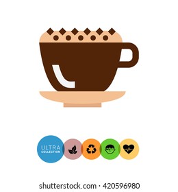 Cappuccino cup and saucer