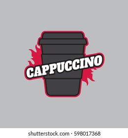 Cappuccino and espresso logo vector