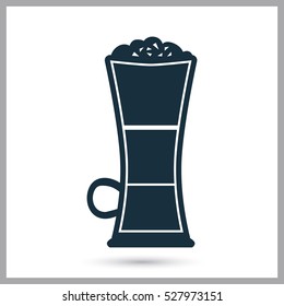 Cappuccino icon. Simple design for web and mobile