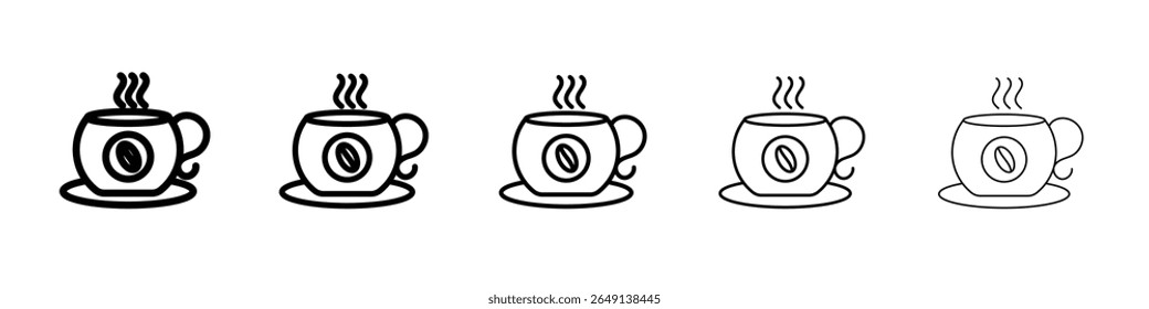 cappuccino icon simple illustration logo art