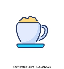 Cappuccino icon in vector. Logotype