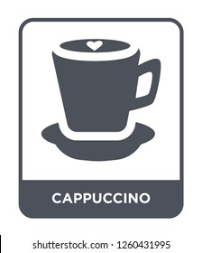 cappuccino icon vector on white background., cappuccino simple element illustration