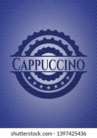 Cappuccino jean background. Vector Illustration. Detailed.