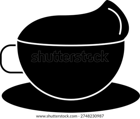 Cappuccino Line vector Icon Design