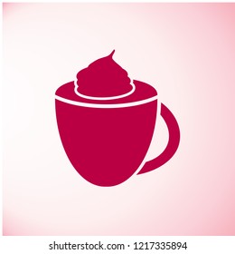 Cappucino icon vector