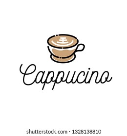 The cappucino logo inspires cafe design