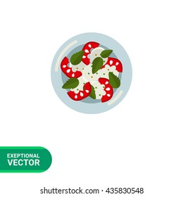 Caprese salad icon