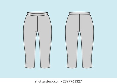 Capri pants are pants that are longer than shorts, but are not as long as trousers. Capri pants can be a generic term for any cropped slim pants.