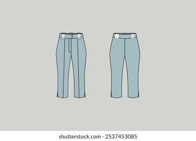 Capri pants are pants that are longer than shorts, but are not as long as trousers. Capri pants can be a generic term for any cropped slim pants.