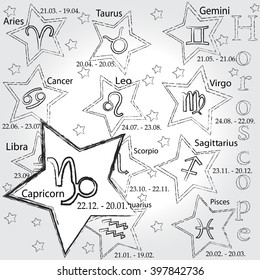 Capricorn . Horoscope . Zodiac .