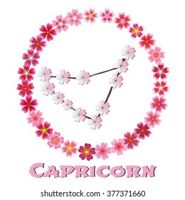 Capricorn Icon Vector Art, Stock Vector