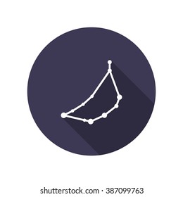 capricorn icon. vector illustration