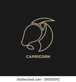capricorn logo vector