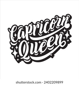 capricorn queen background inspirational positive quotes, motivational, typography, lettering design