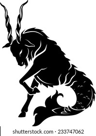 Capricorn Symbol Silhouette