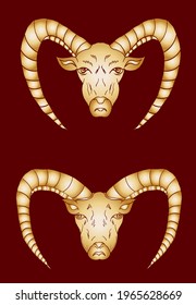 Capricorn vector and flower of Horoscope Symbols Astrology Icons Collection.Zodiac signs such as a aries, taurus, gemini, cancer, leo, virgo, libra, scorpio, sagittarius, capricorn, aquarius, pisces. 