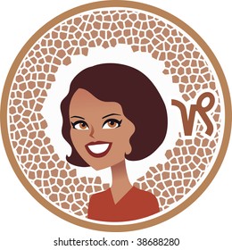 Capricorn vector horoscope zodiac