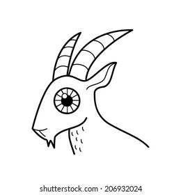 Capricorn Vector Illustration