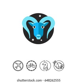 Capricorn zodiac icon