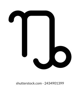 capricorn zodiac icon vector illustration design