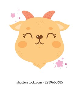 capricorn zodiac kawaii style character