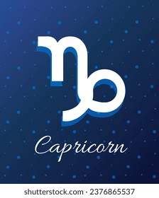 Capricorn zodiac Sign, Zodiac symbols icon vector illustration zodiac capricorn star 