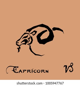 Capricorn Zodiac Sign Tattoo art