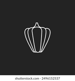 Capsicum Icon flat vector design
