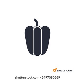Capsicum icon vector illustration. Capsicum symbol isolated on white background